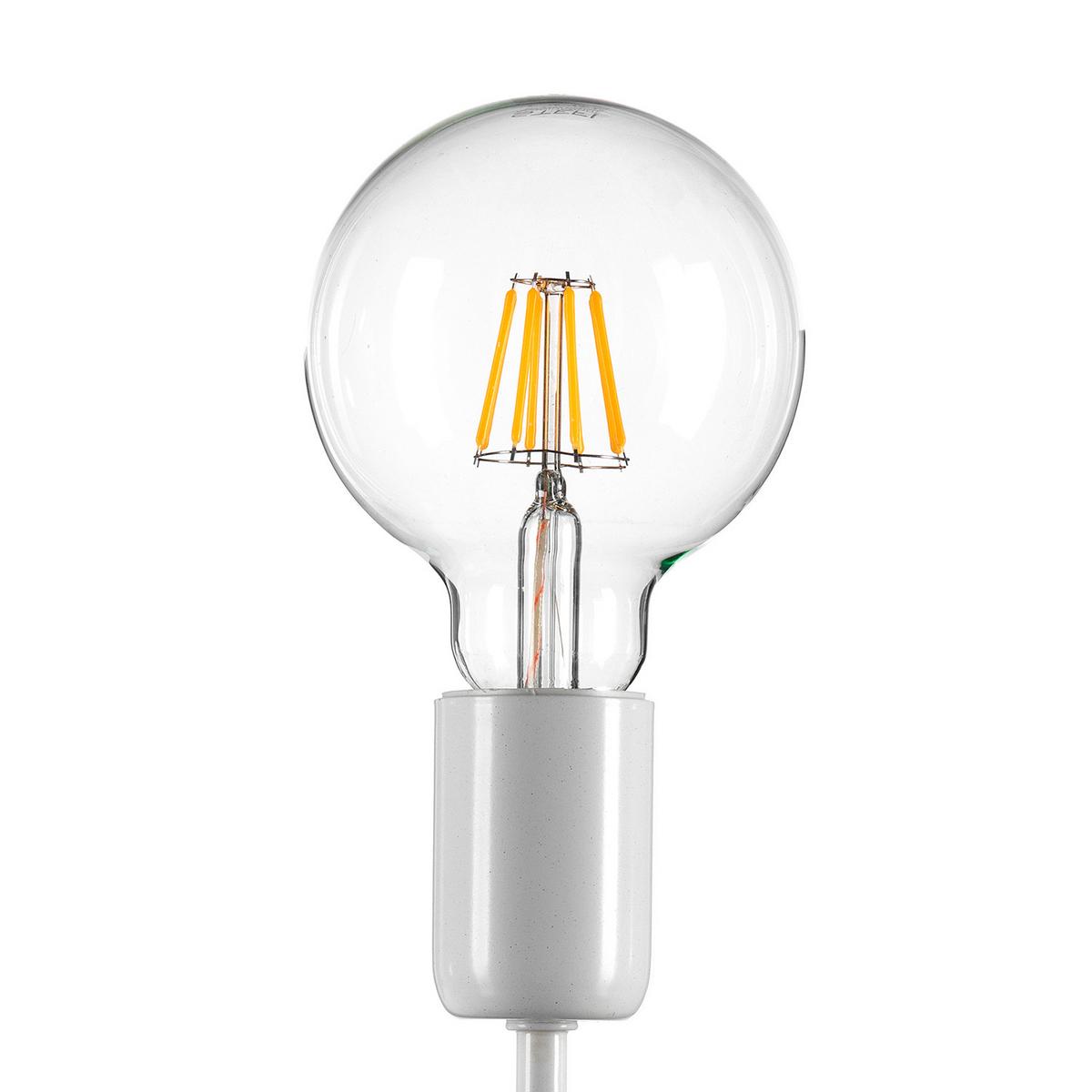 Wandleuchte Weiß L: 10 Cm 22w - Weiß, KONVENTIONELL, Metall (10/16/15cm)