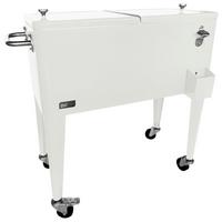 Kühlbox A065.001.04 - Weiß, KONVENTIONELL, Kunststoff/Metall (43/89/92cm) - Ambia Garden