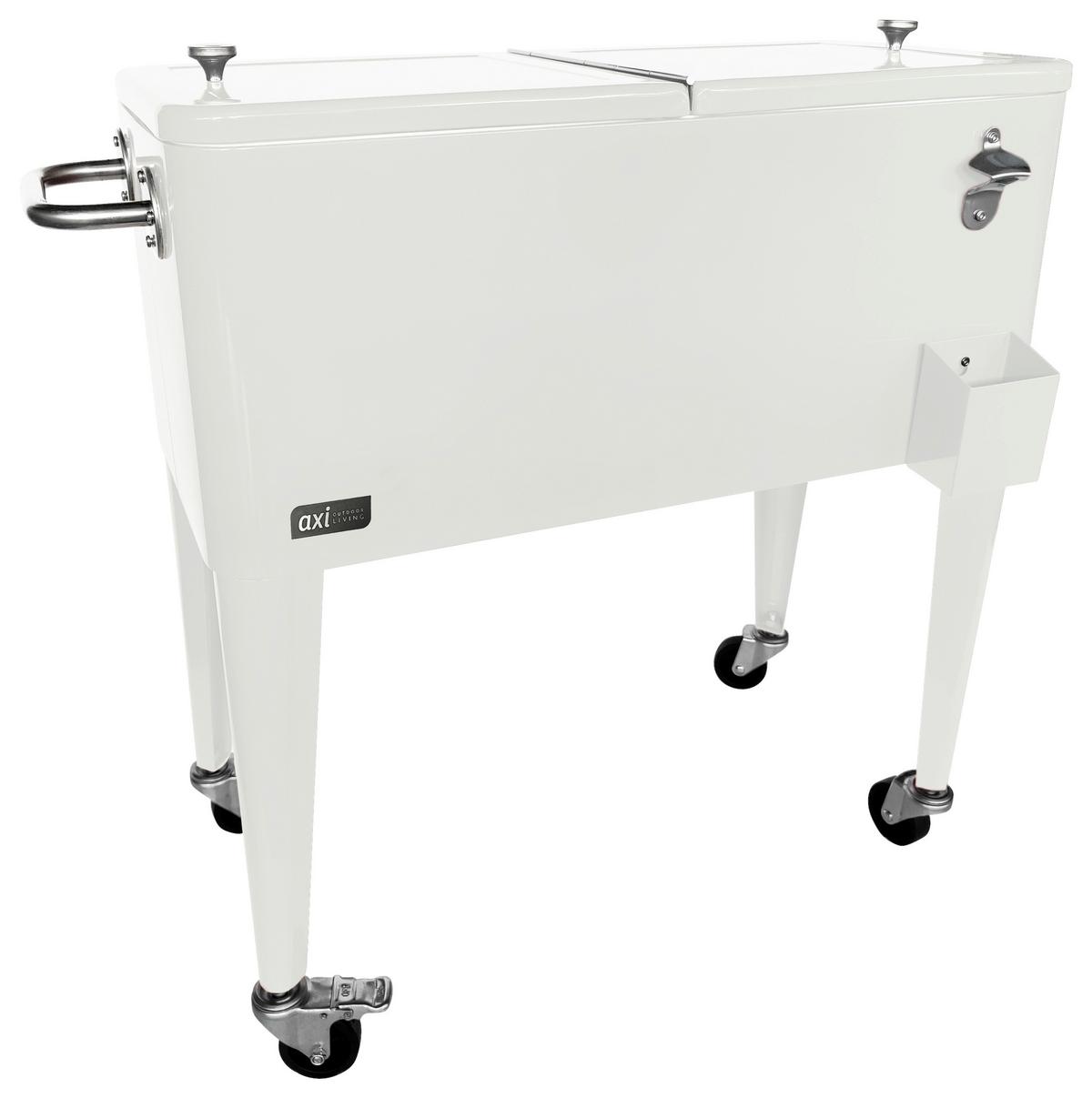 Kühlbox A065.001.04 - Weiß, KONVENTIONELL, Kunststoff/Metall (43/89/92cm) - Ambia Garden