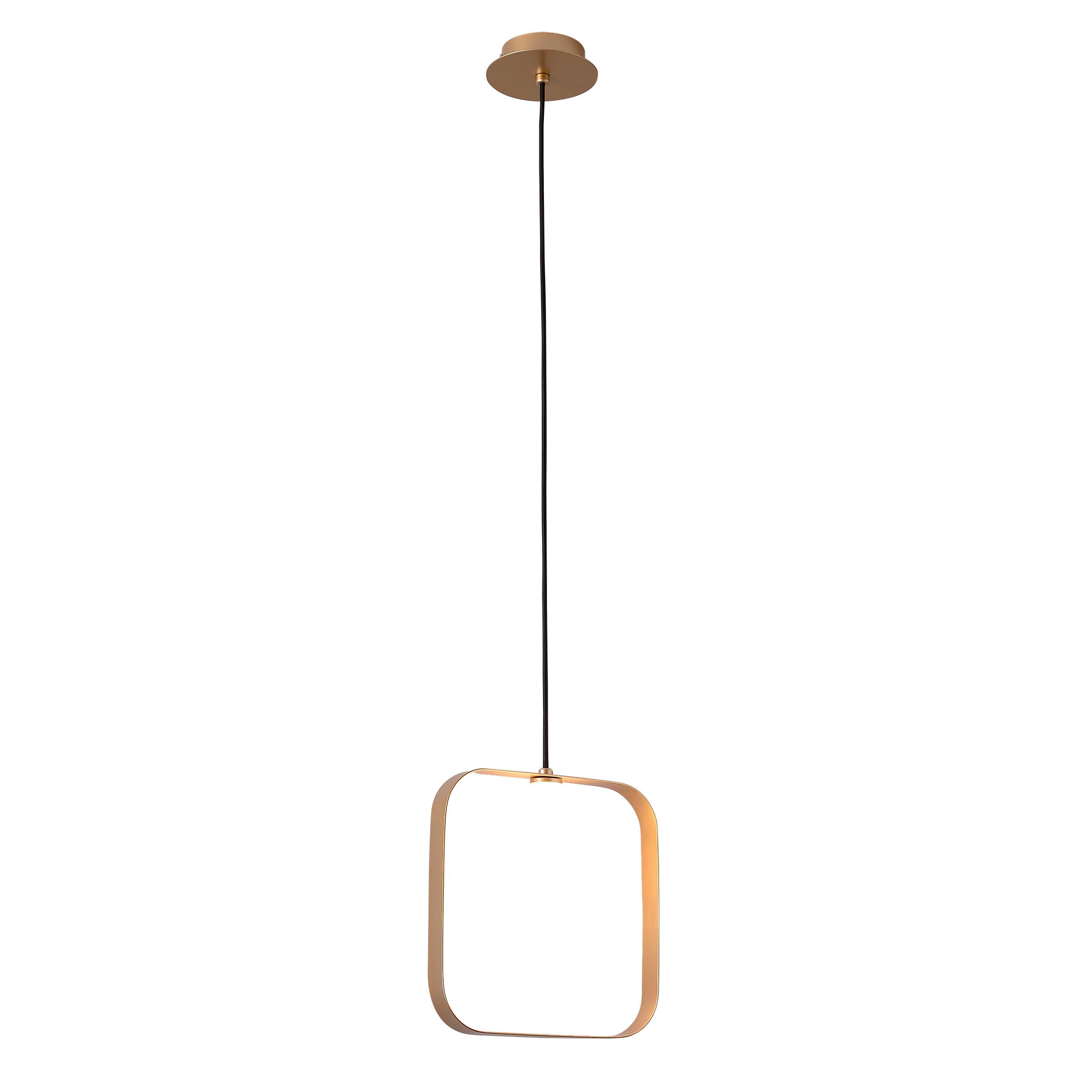 PENDELLEUCHTE 50101073 TULA - Goldfarben/Schwarz, Design, Metall (12/26/140cm)