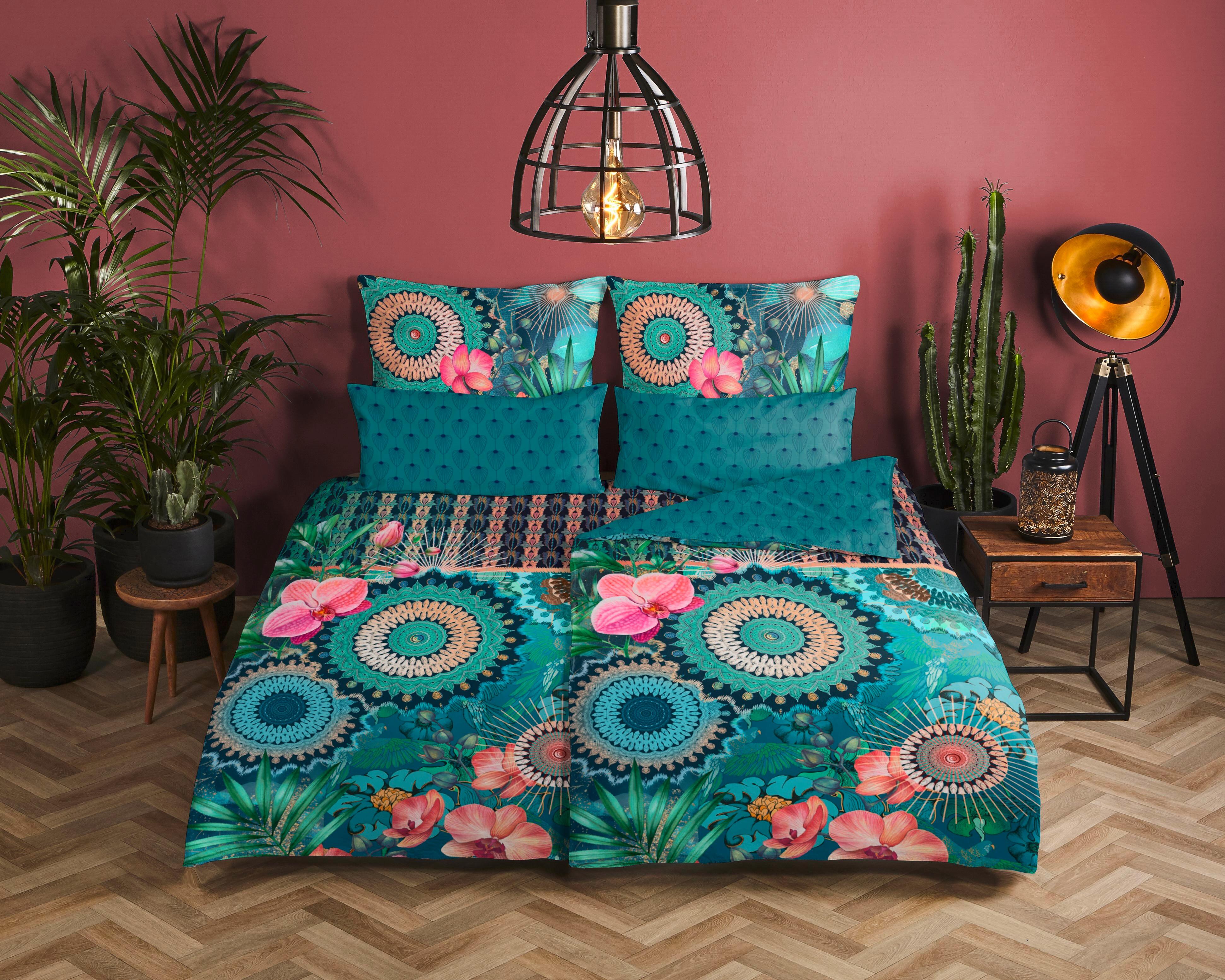 Wendebettwäsche Valdez Multicolor 155x220 Cm - Multicolor, Design, Textil (155/220cm)