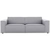 3-Sitzer-Sofa Dice Grau B: 250 cm - Schwarz/Grau, MODERN, Textil (250/80/102cm) - MID.YOU