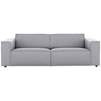 3-Sitzer-Sofa Dice Grau B: 250 cm - Schwarz/Grau, MODERN, Textil (250/80/102cm) - MID.YOU