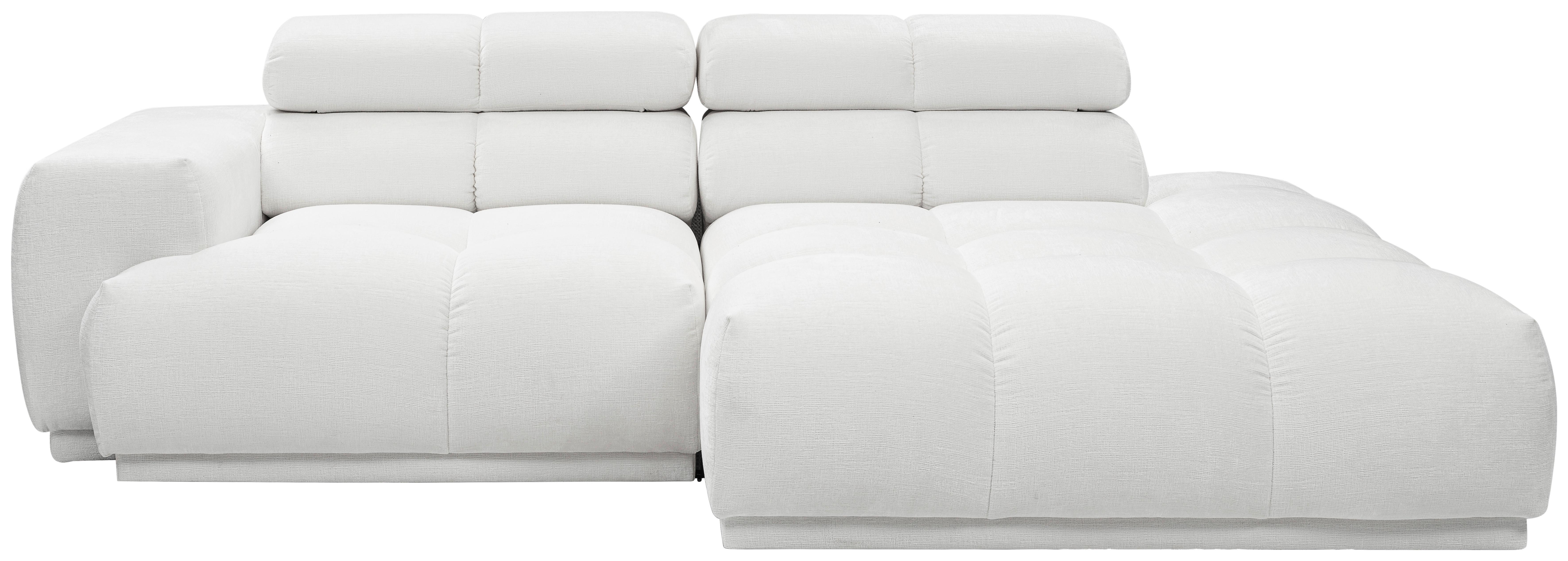 Ecksofa Chani Creme, Schenkel: 150x239 Cm - Creme, MODERN, Textil (150/239cm) - MID.YOU