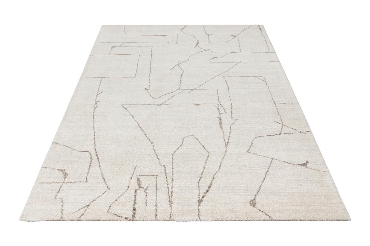 Flachwebteppich My Parma 511 Cream 80x150 - Creme, Basics, Textil (80/150cm) - Obsession