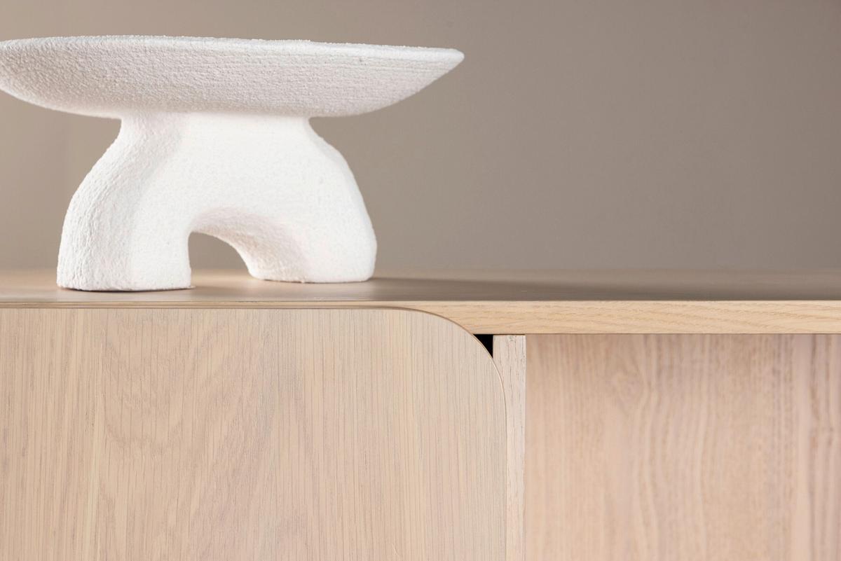 Aktenschrank Tyresö Weiß B: 80 cm - Weiß, MODERN, Holz (80/110/30cm) - Livetastic