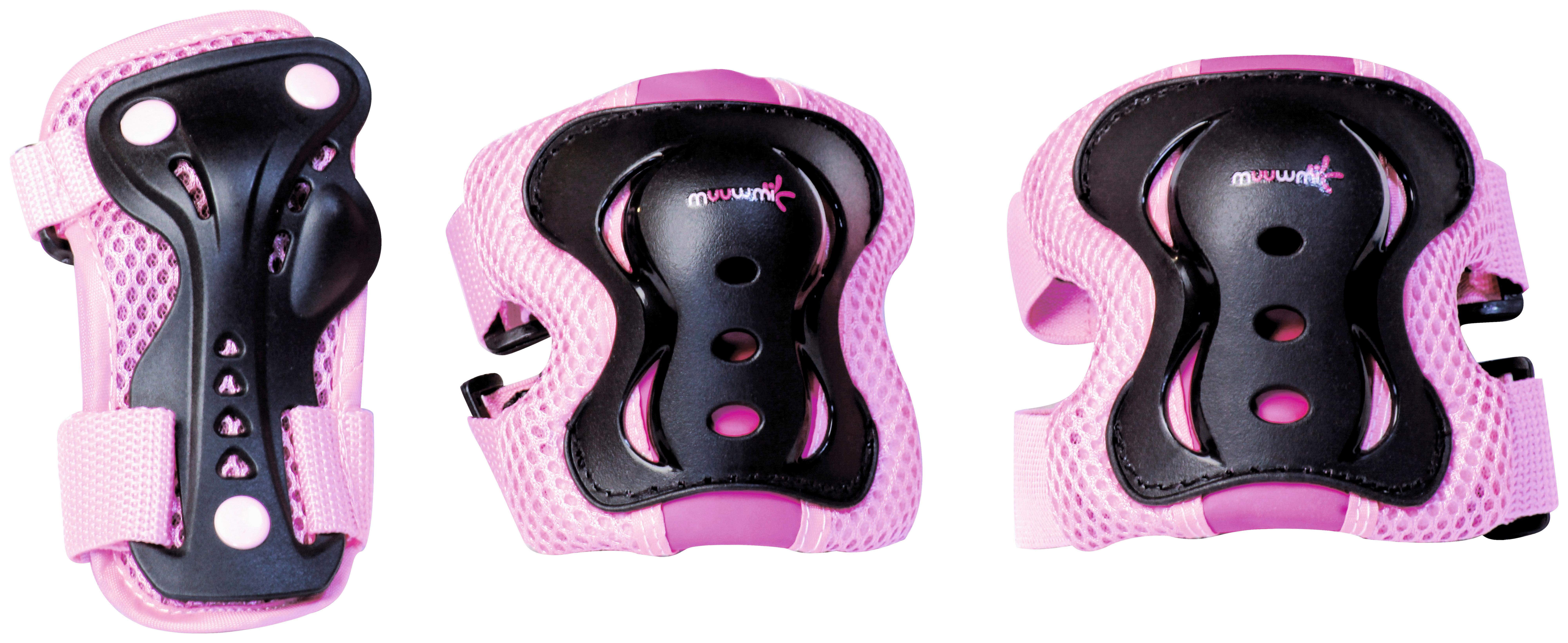 Knieschoner Protektoren-Set - Pink, Basics, Kunststoff (Snull)