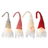 Dekorační LED svítidlo CLASSIC CHRISTMAS - šedá/zelená, Lifestyle, plast (6,00/7,00/23,00cm) - X-Mas