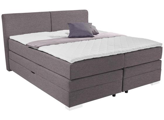 Boxspringbett mit Bettkasten 180x200cm Tina, Grau - Grau, KONVENTIONELL, Textil (180/105/200cm) Boxspringbett mit Bettkasten 180x200cm Tina, Grau - Grau, KONVENTIONELL, Textil (180/105/200cm)