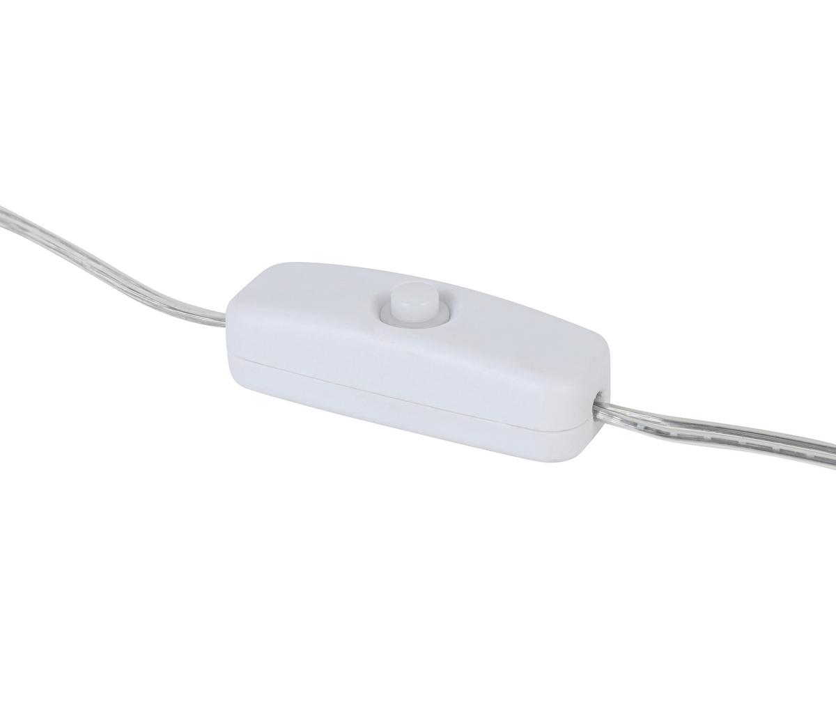 Tischleuchte Camille - Chromfarben/Transparent, Basics, Kunststoff (17/33cm) - Luca Bessoni