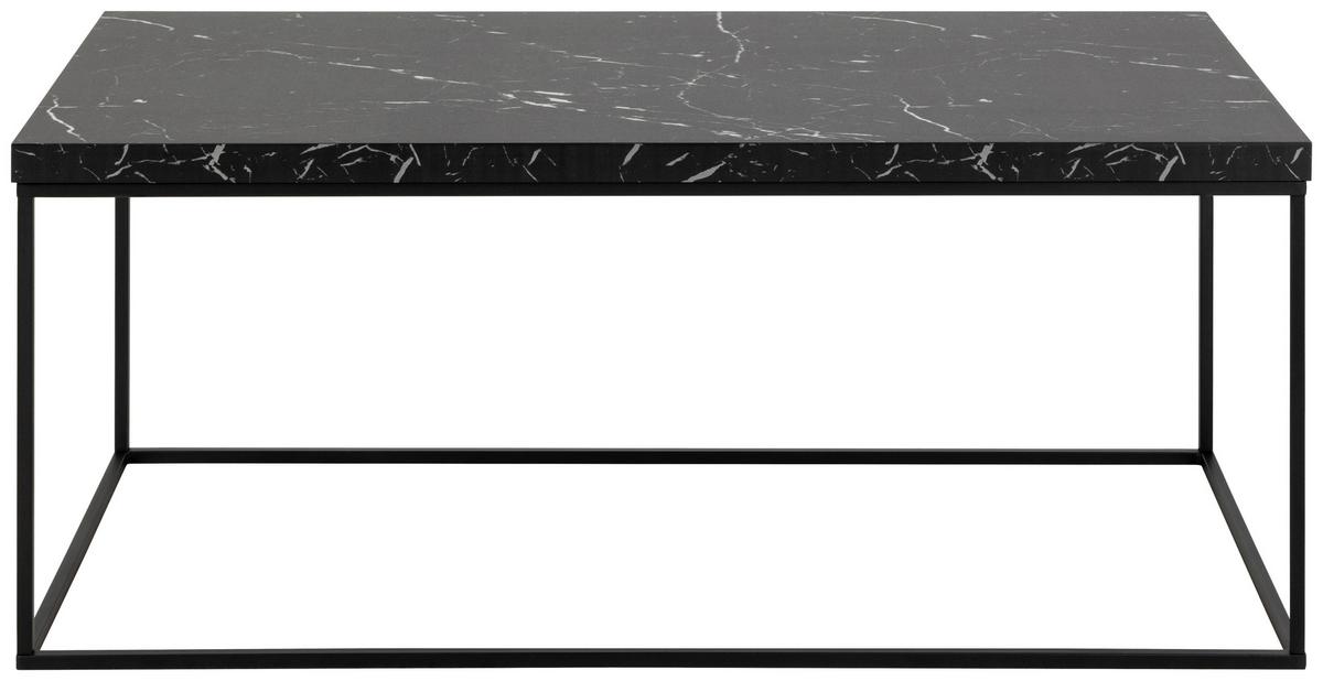 Couchtisch Barossa Schwarz, 110 Cm - Schwarz, Design, Holz/Metall (110/55/45cm) - MID.YOU