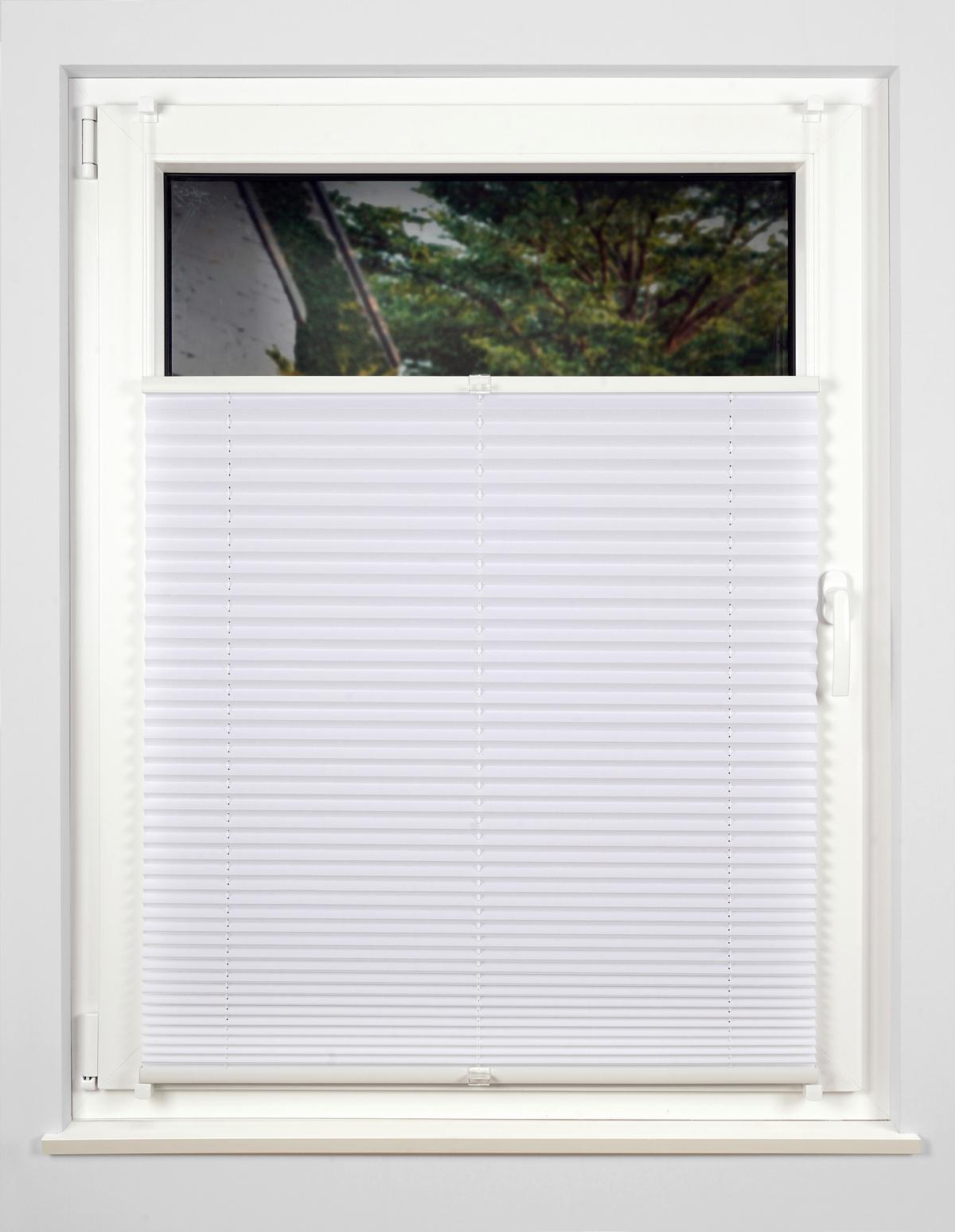 Plissee Free Weiß B: 70 Cm - Weiß, Basics, Textil (70/210cm) - Homeware