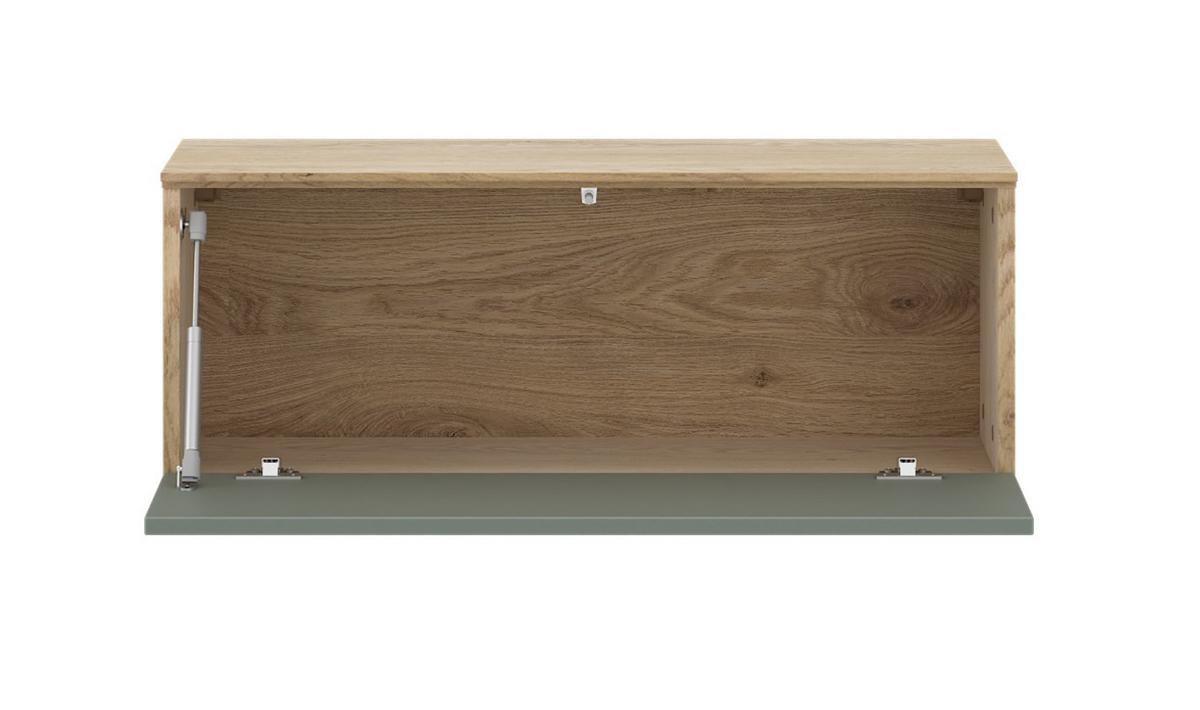 Lowboard Puento Eichefarben/Salbei B: 80cm - Salbeigrün/Eichefarben, Design, Holzwerkstoff (80/37,6/35cm) - Livetastic