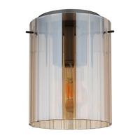 STROPNÉ SVIETIDLO TULIVAR1 - jantárová/tmavosivá, Basics, kov/sklo (18/23cm) - Globo