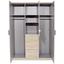 Kleiderschrank mit Spiegel 135cm Aachen, Eiche Dekor - Eichefarben, KONVENTIONELL, Holzwerkstoff (135/198/58cm) Kleiderschrank mit Spiegel 135cm Aachen, Eiche Dekor - Eichefarben, KONVENTIONELL, Holzwerkstoff (135/198/58cm)