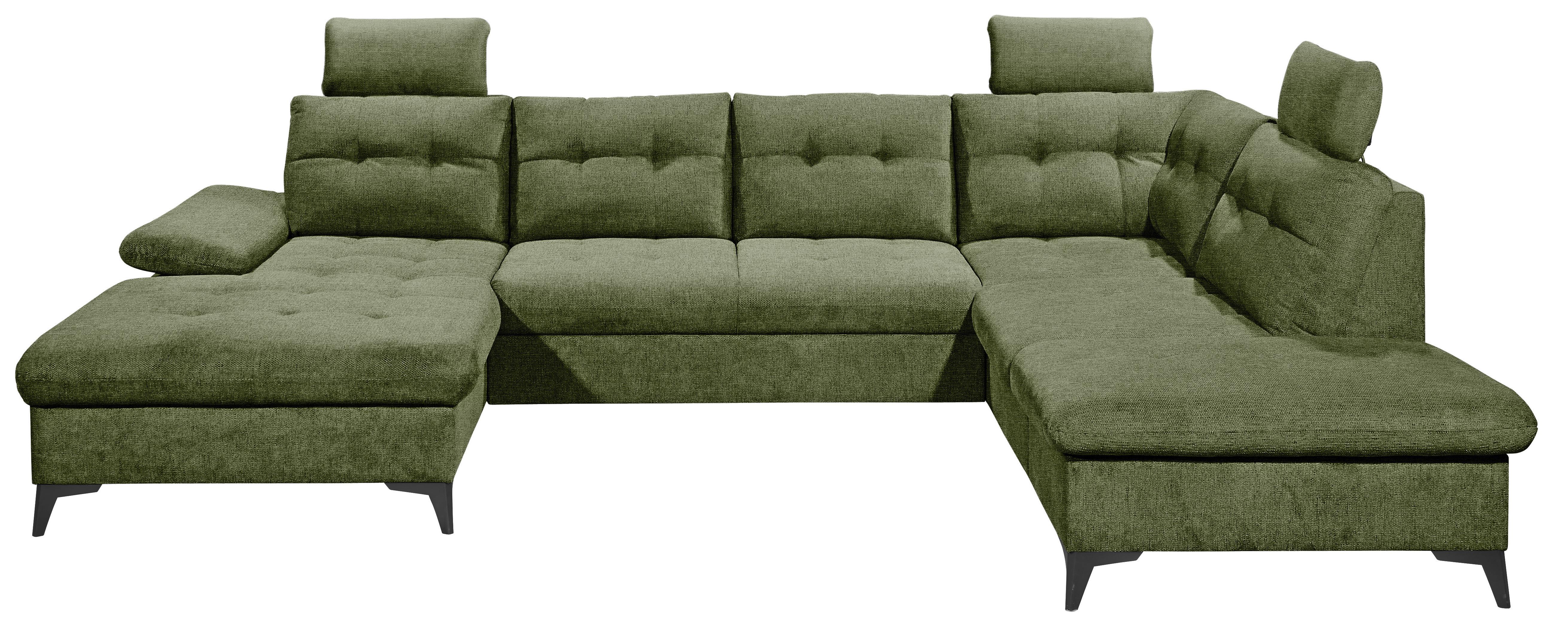 Wohnlandschaft Durban U Olivgrün U: 170/324/218 Cm