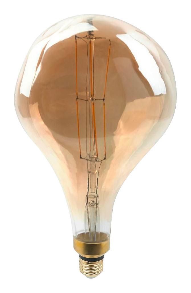 DEKORAČNÍ ŽÁROVKA Suva max. 8 Watt - bronzová/čiré, Lifestyle, sklo (16,5/28,5cm) - Mömax