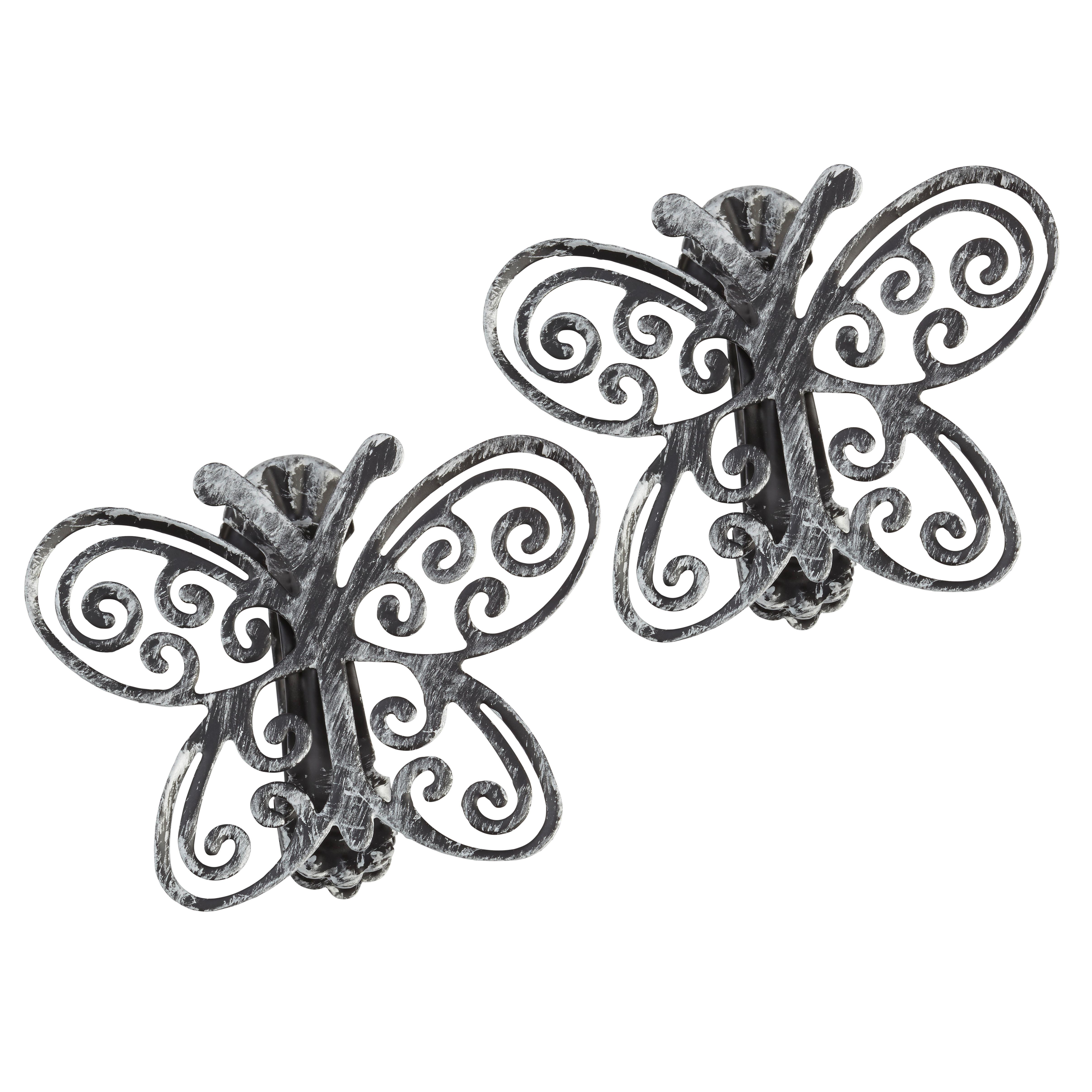 DEKORAČNÝ ŠTIPEC ANTIK - medená/krémová, kov (8,5/6,5cm) - Modern Living