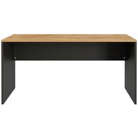 Schreibtisch B158cm H 75cm Lissabon Eichefarben - Eichefarben/Graphitfarben, MODERN, Holzwerkstoff (158/75/79cm) - Germania