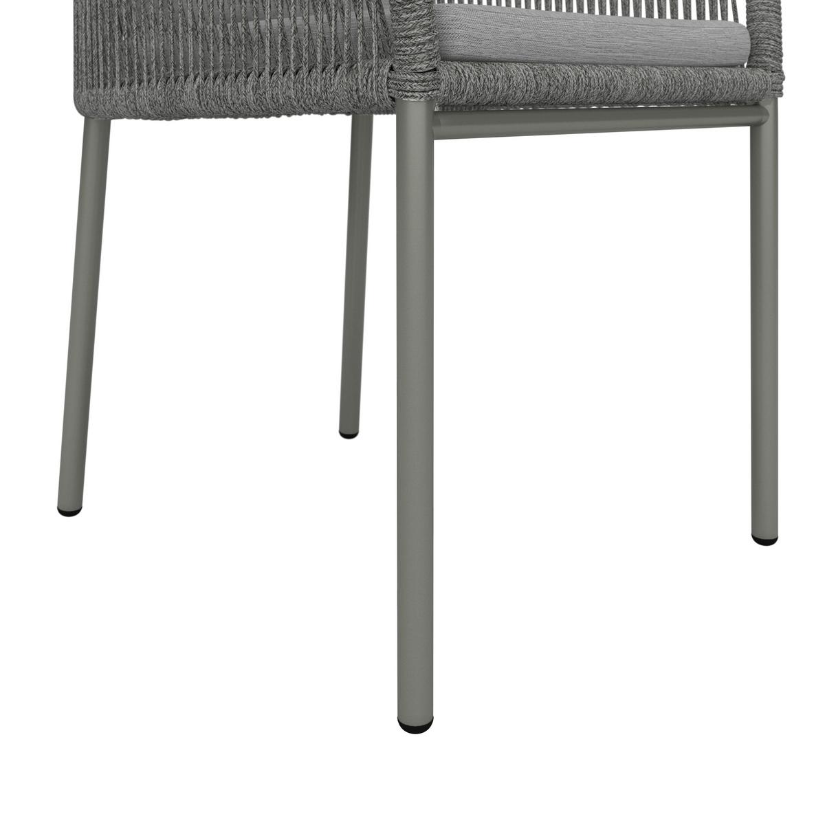 SADA ZÁHRADNÝCH KRESIEL PEPE - čierna/sivá, Modern, kov/plast (55/83/62cm) - Bessagi Garden