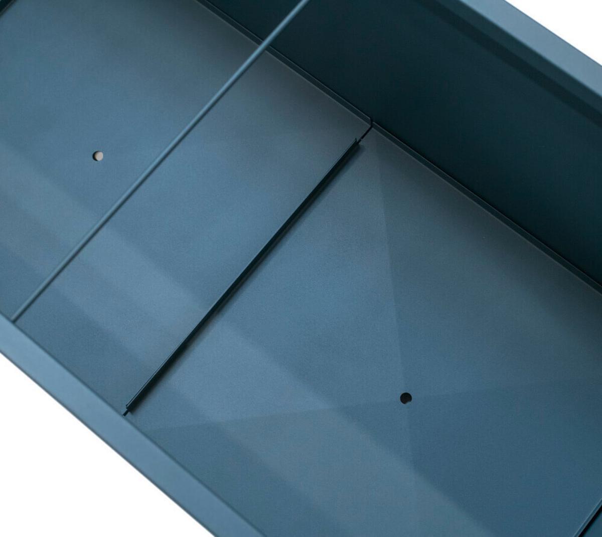 Pflanzentopf Pflanzkasten 100x50x50 - Anthrazit, Basics, Metall (50/50/100cm)