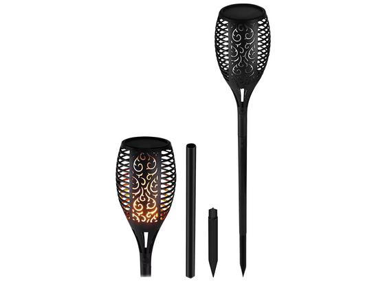 Solárne Svietidlo Zamora - čierna, plast (12/78cm) - Modern Living Solárne Svietidlo Zamora - čierna, plast (12/78cm) - Modern Living