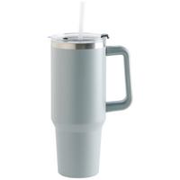 Termoizolační hrnek BETTY - světle šedá, Moderní, kov/plast (16.5/10/32cm) - Mömax