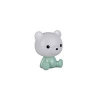 LED-Tischleuchte Cutie Grün Weiß B: 19 cm - Weiß/Grün, LIFESTYLE, Kunststoff (21/19/25,5cm)
