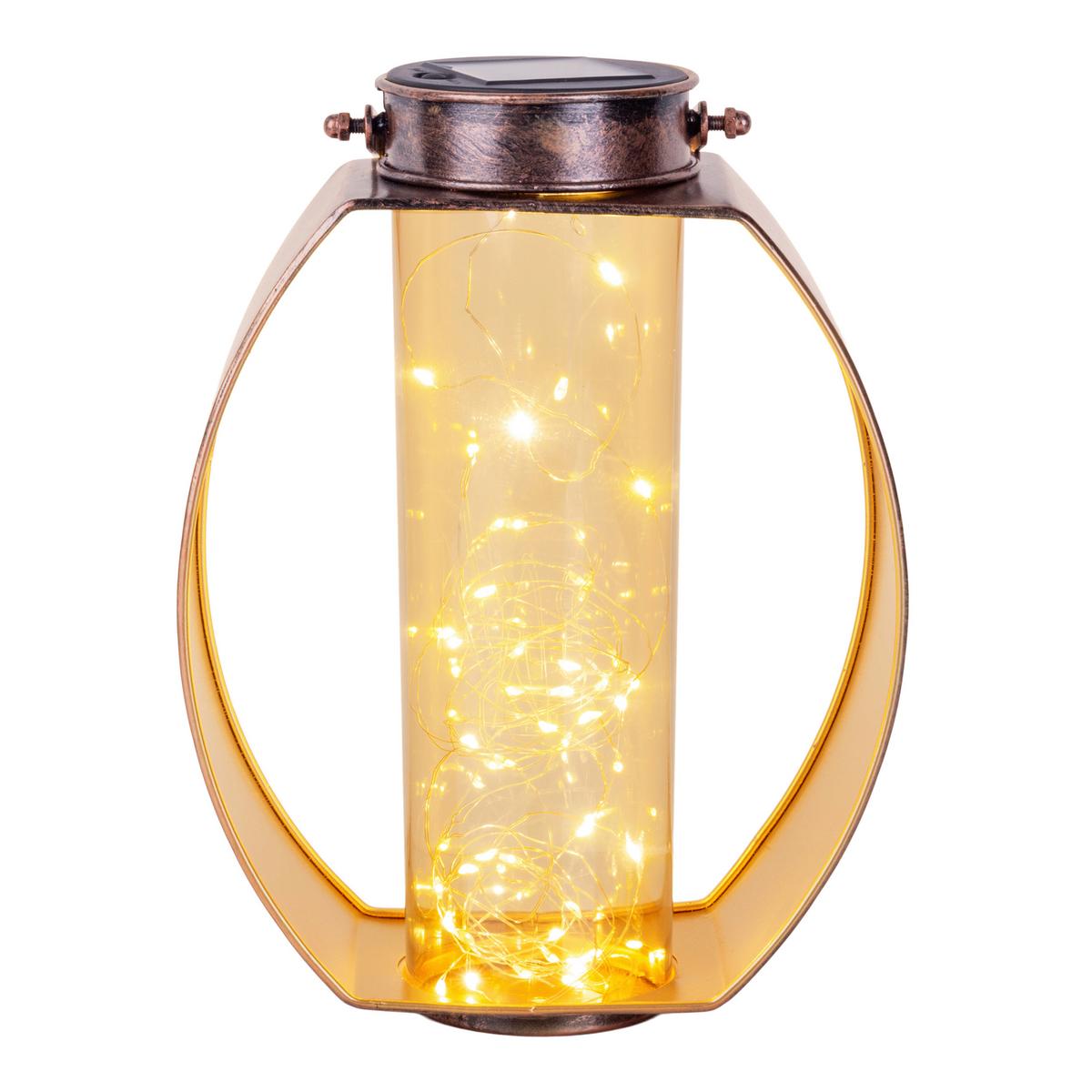 Solarleuchte 5294101 Fairylight - Messingfarben/Goldfarben, Basics, Kunststoff/Metall (19,5/12,5/26cm) - Näve