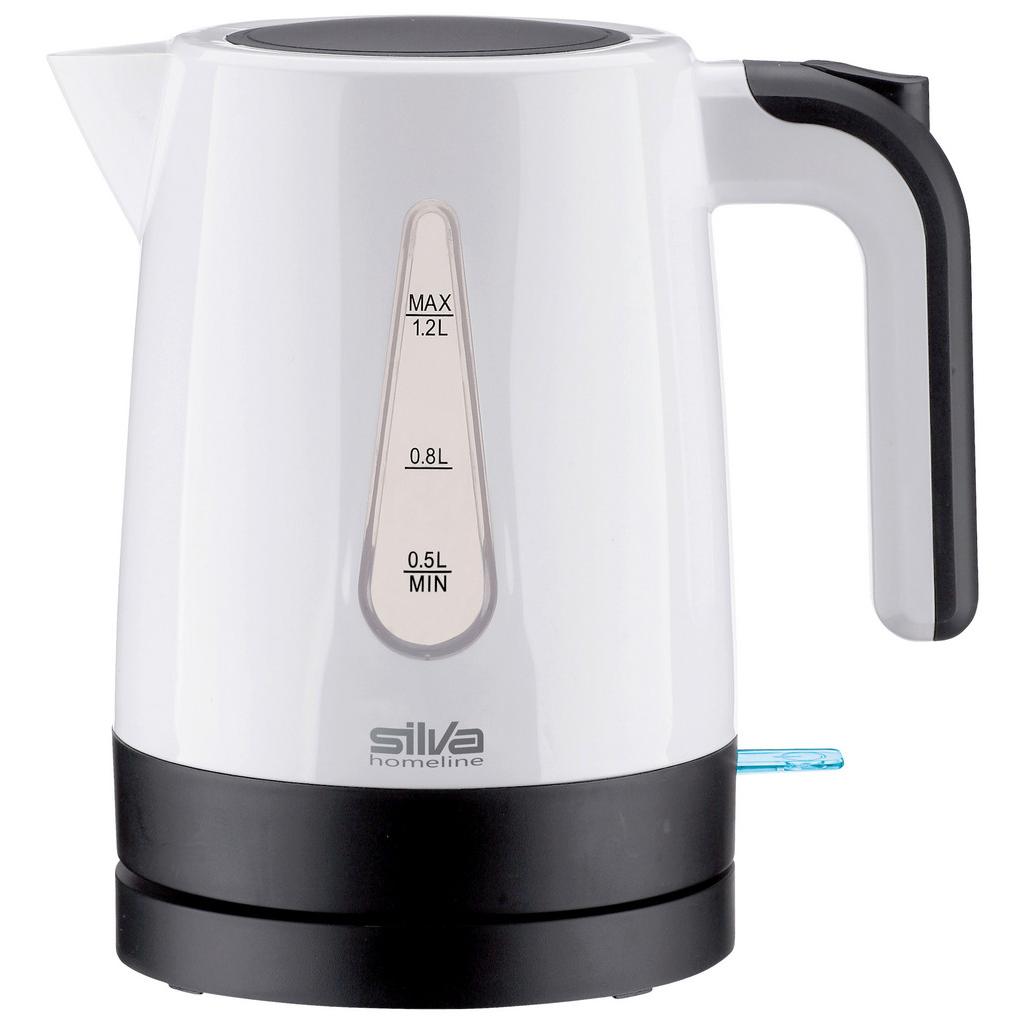 Wasserkocher KL 1025 Schwarz/ Weiß Metall 1,2 L 1200 W