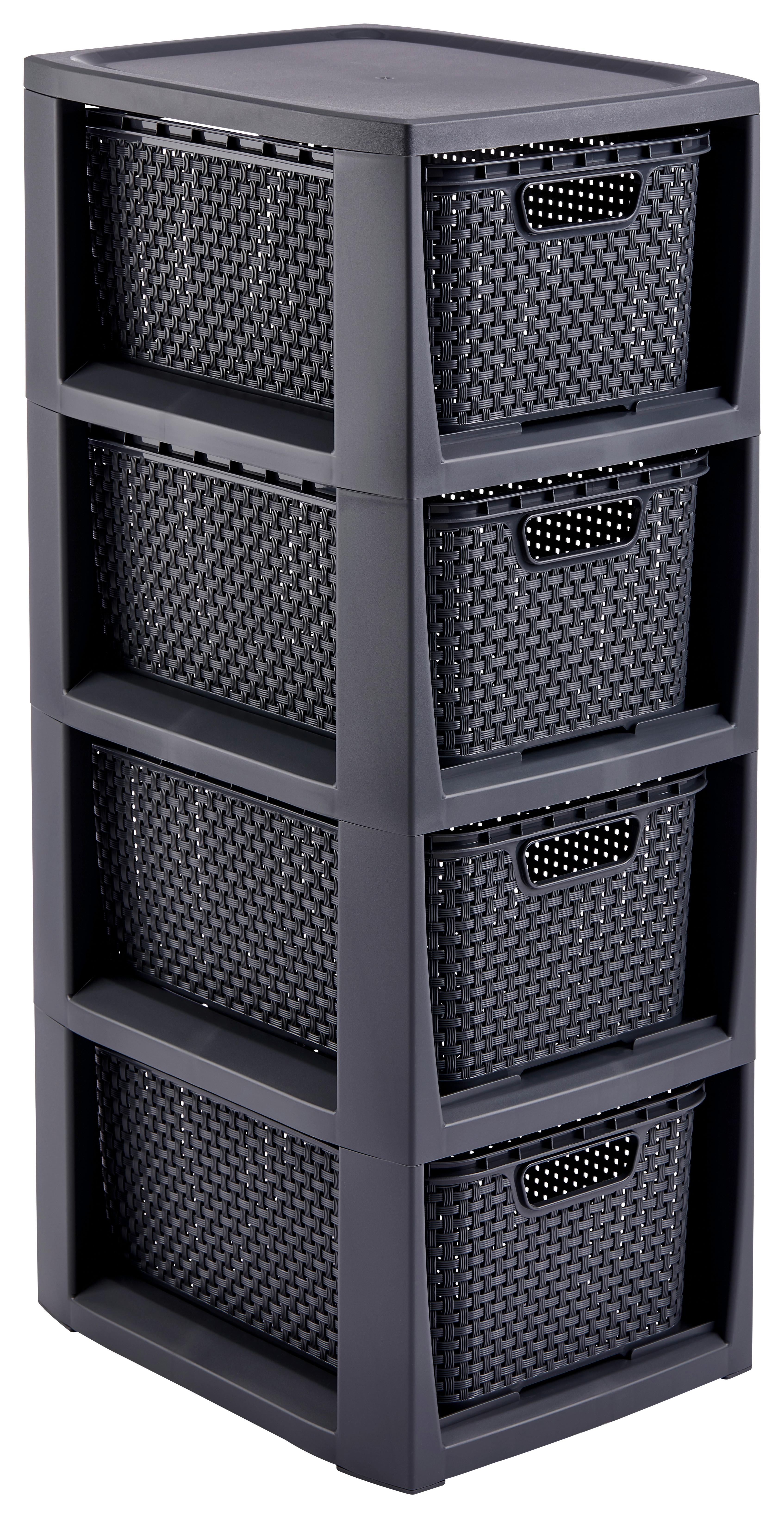 Schubladenbox RATTAN in zwei Farben