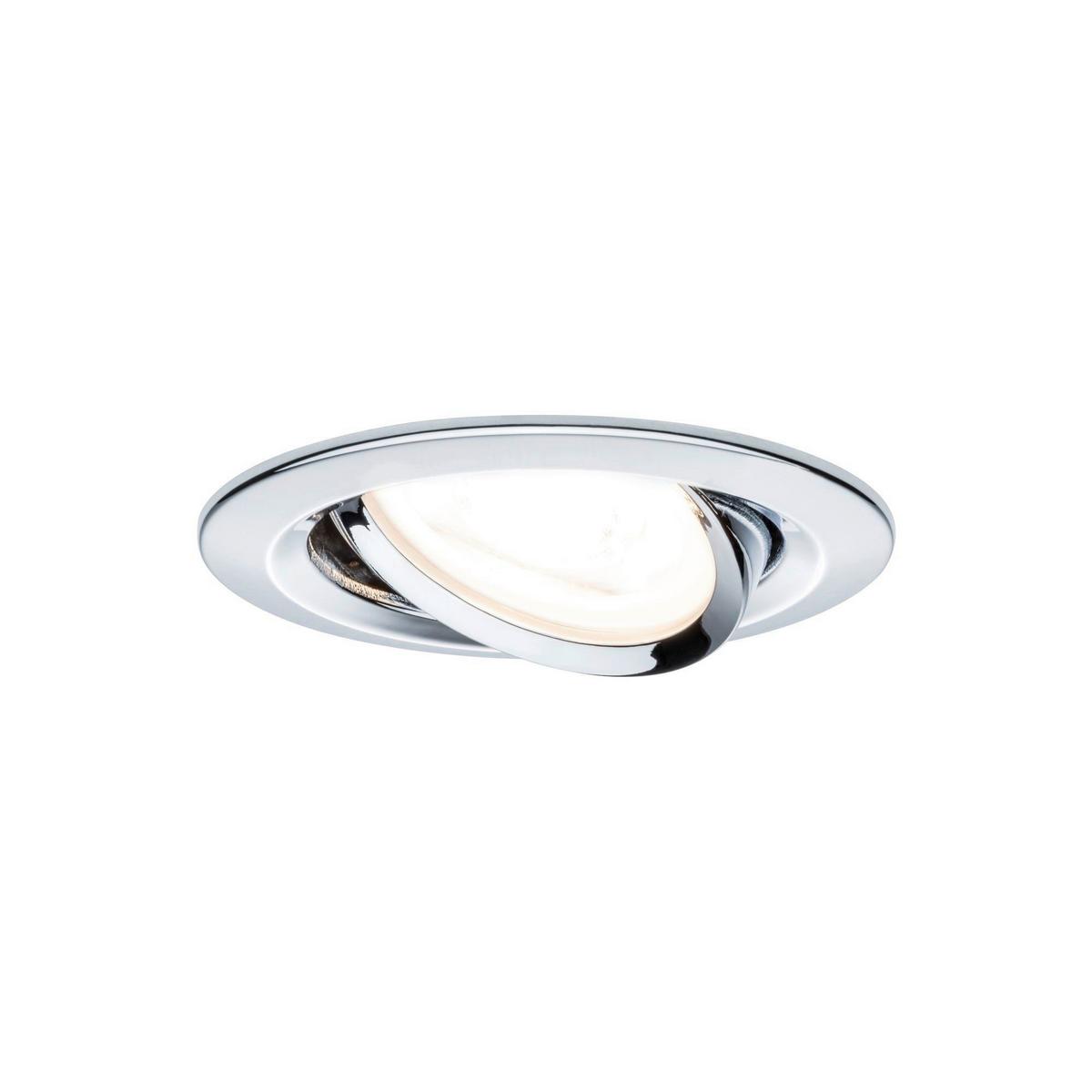 Deckenleuchte 3er-Set Ø 8,4 cm 1-Flammig, Rund - Basics (8,4cm) - Paulmann