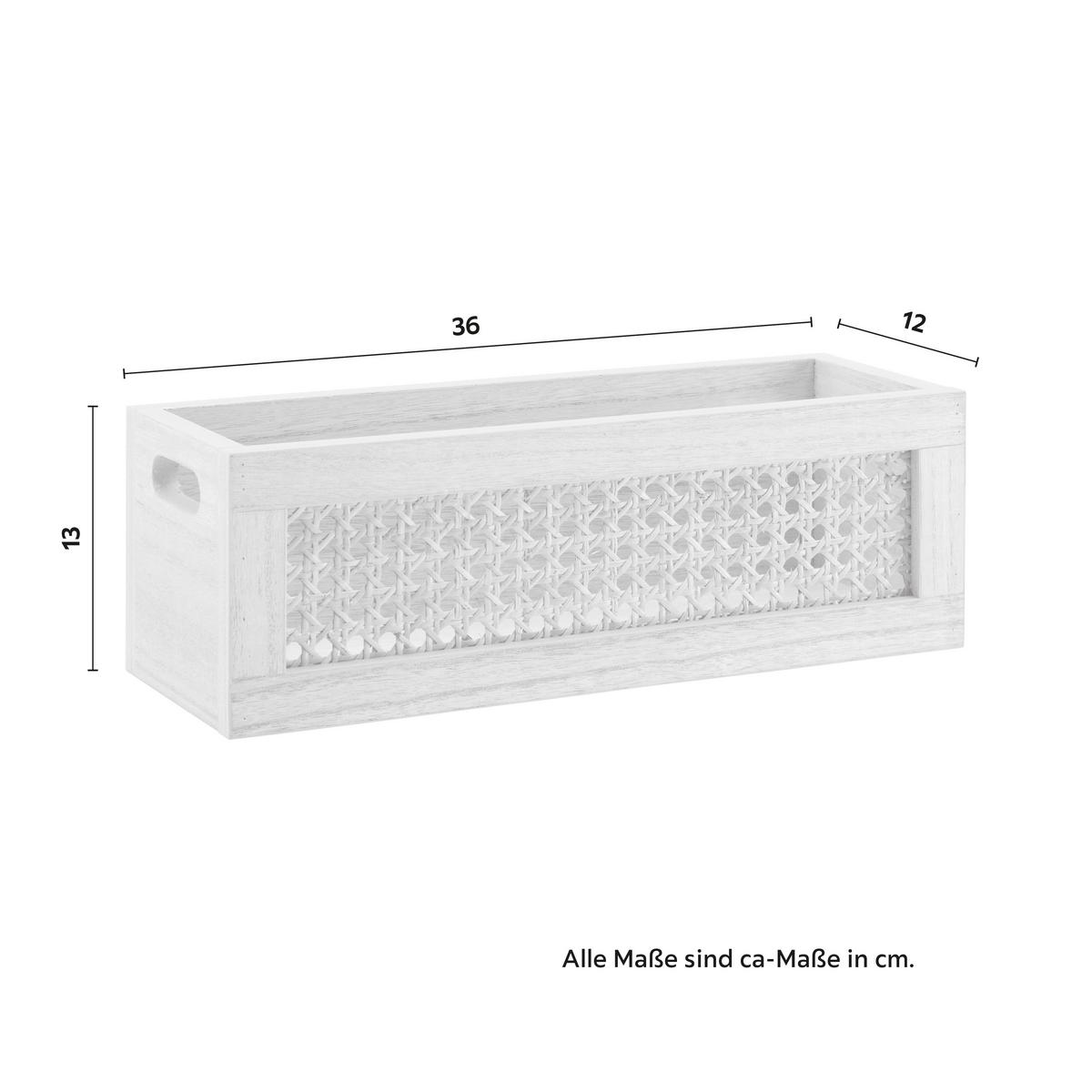 Úložný box DENIS přírodní barvy - přírodní barvy, Moderní, dřevo/kompozitní dřevo (36/12/13cm) - Bessagi Home