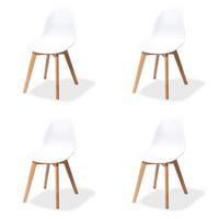 Stuhl-Set Keeve - Weiß, MODERN, Holz/Metall (47/83/53cm) - MID.YOU