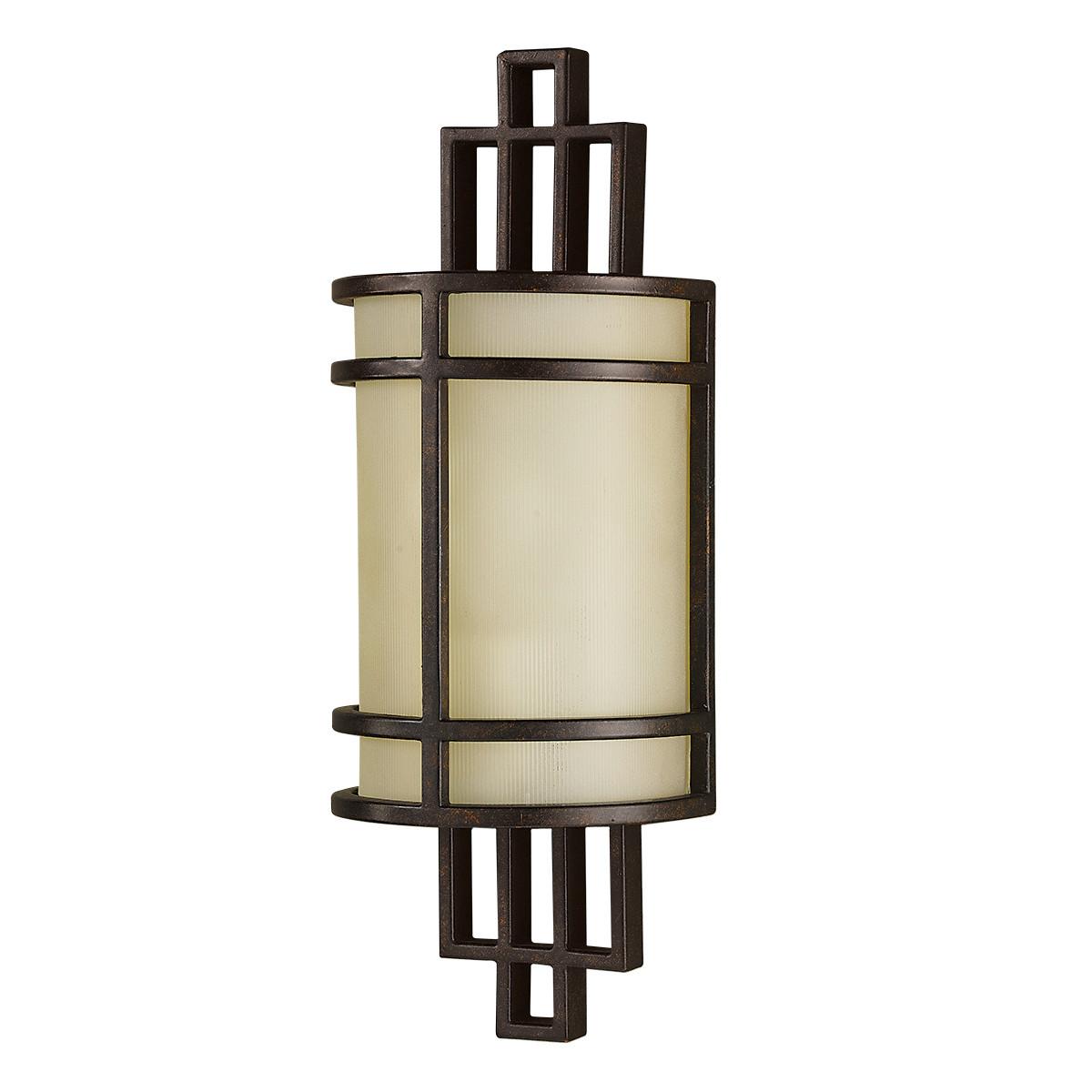 Wandleuchte Fusion 1 1-Flammig Bronzefarben - Bronzefarben, LIFESTYLE, Metall (14.3/10,2/38,7cm) - Elstead Lighting