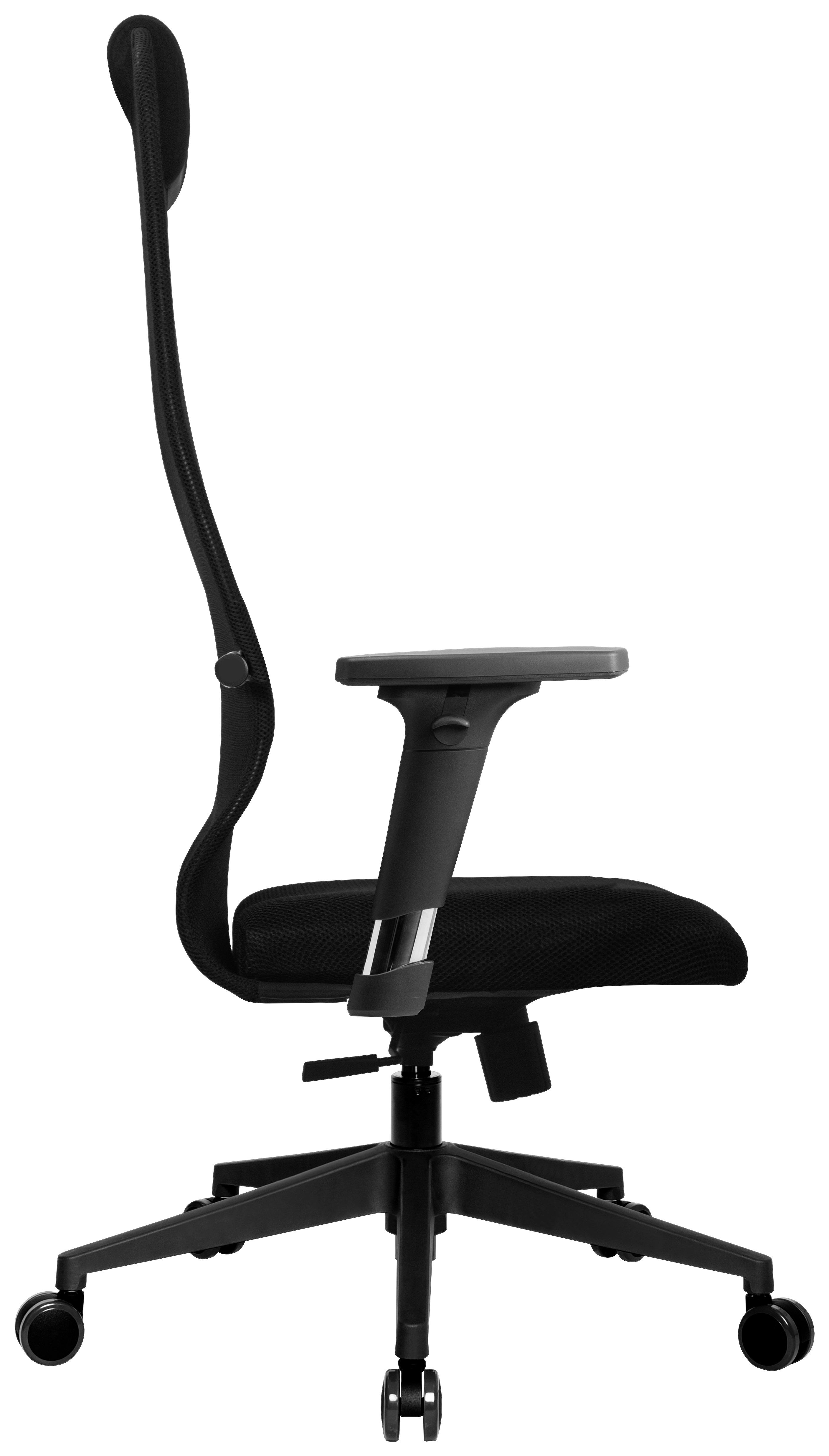 Kancelářská Židle Aurelia - černá, Moderní, kov/textil (68/118-130/71cm) - Premium Living