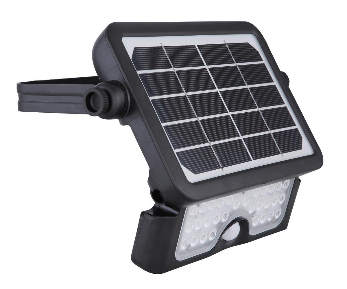 Solarleuchte 36483 - Schwarz, Basics, Kunststoff (23,2/15/3,4cm) - Globo