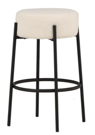 TRESENSESSEL Tucson, Weiß B: 50 cm - Weiß, MODERN, Textil/Metall (50/70/50cm) - Livetastic