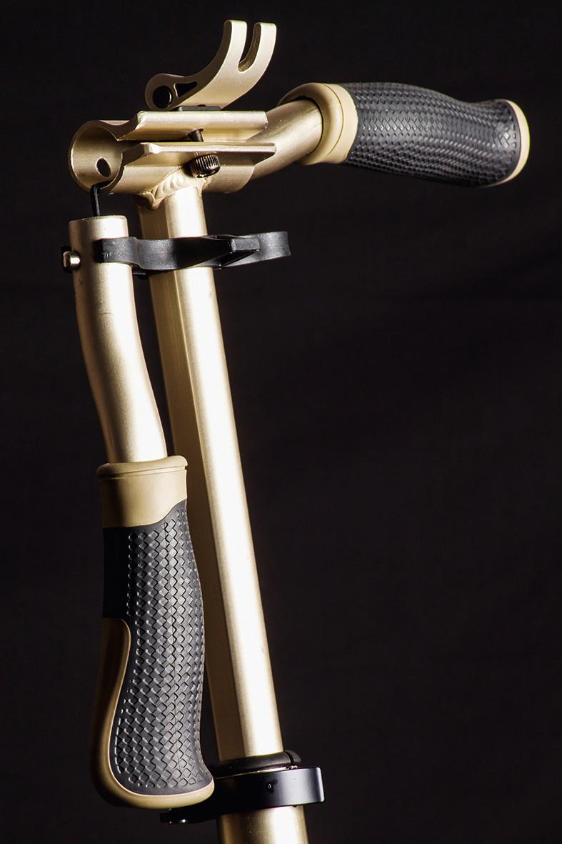 Scooter Six Degrees 512 Gold/ Schwarz Ø 205 mm, klappbar - Goldfarben, Basics, Metall (93,5/34,5/100,5cm)
