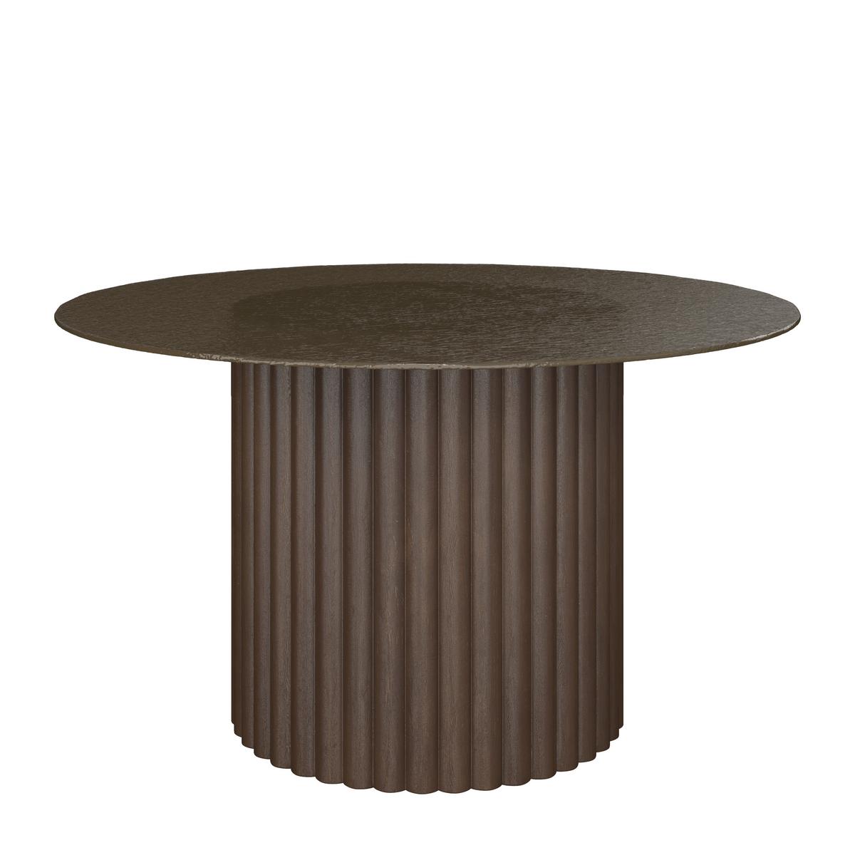 Konferenční stolek Zelia, P: 80 cm - hnědá/barvy vlašských ořechů, Moderní, dřevo/kompozitní dřevo (80/45/80cm) - Bessagi Home