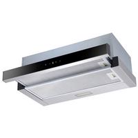 Dunstabzugshaube Fs2-60bbgty - Edelstahlfarben/Schwarz, Trend, Glas/Kunststoff (59,5/22,5/46,30cm) - PKM
