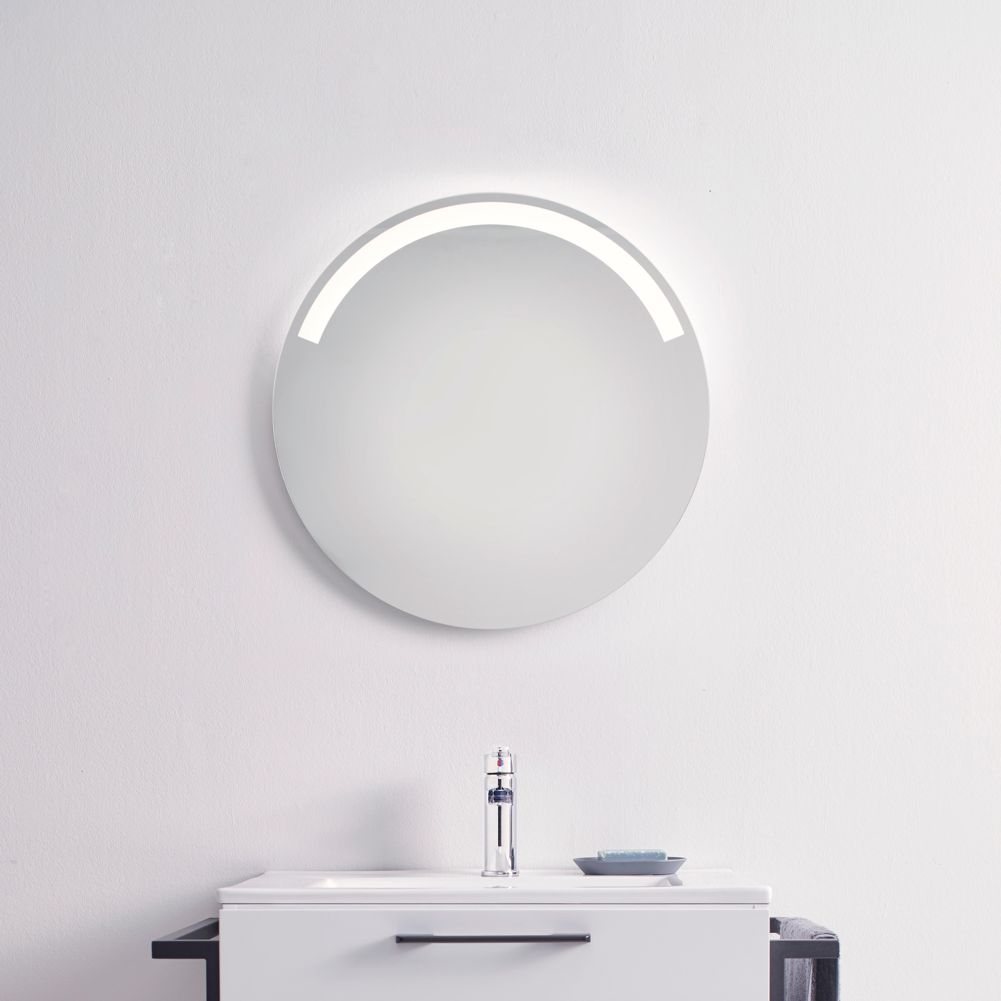 Zrkadlo s osvetlením Agda vrát.LED-osvetlenia - Modern, sklo (60cm) - Mömax