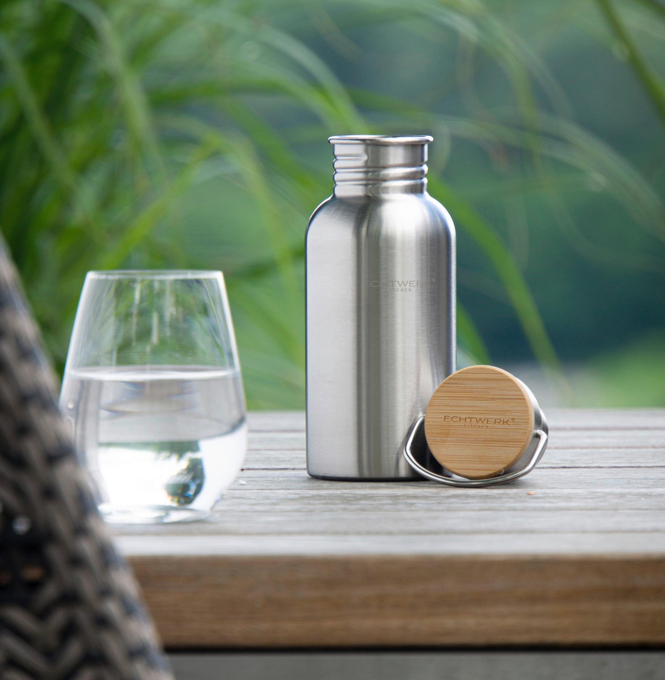 Isolierflasche Ew-Db-1705 - Silberfarben, Basics, Metall (7/18cm) - Echtwerk