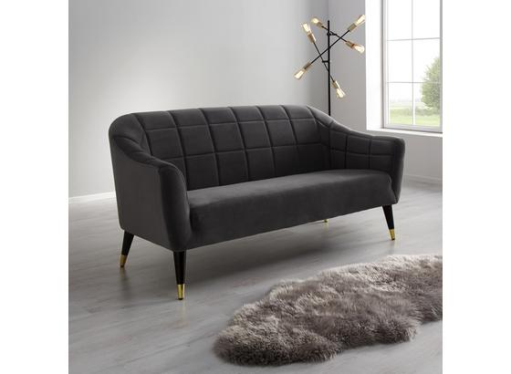 Dvoumístná Pohovka Florentina - tmavě šedá, Moderní, dřevo/textil (170/84/73cm) - Modern Living Dvoumístná Pohovka Florentina - tmavě šedá, Moderní, dřevo/textil (170/84/73cm) - Modern Living