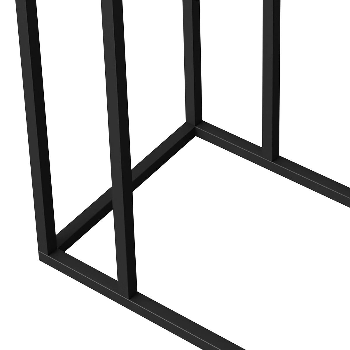 Beistelltisch Minecraft - Schwarz, MODERN, Holzwerkstoff/Metall (40/29/60cm) - Minecraft