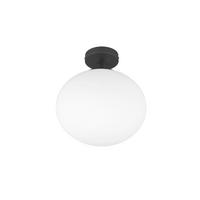 Deckenleuchte 663100132 Fomento - Schwarz/Weiß, Basics, Glas/Metall (30/33cm) - Trio Leuchten