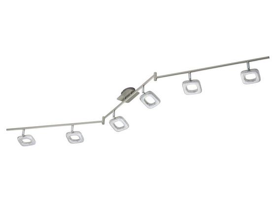LED-Deckenleuchte Litago Crystal - Weiß/Nickelfarben, MODERN, Kunststoff/Metall (7,5/170cm) LED-Deckenleuchte Litago Crystal - Weiß/Nickelfarben, MODERN, Kunststoff/Metall (7,5/170cm)