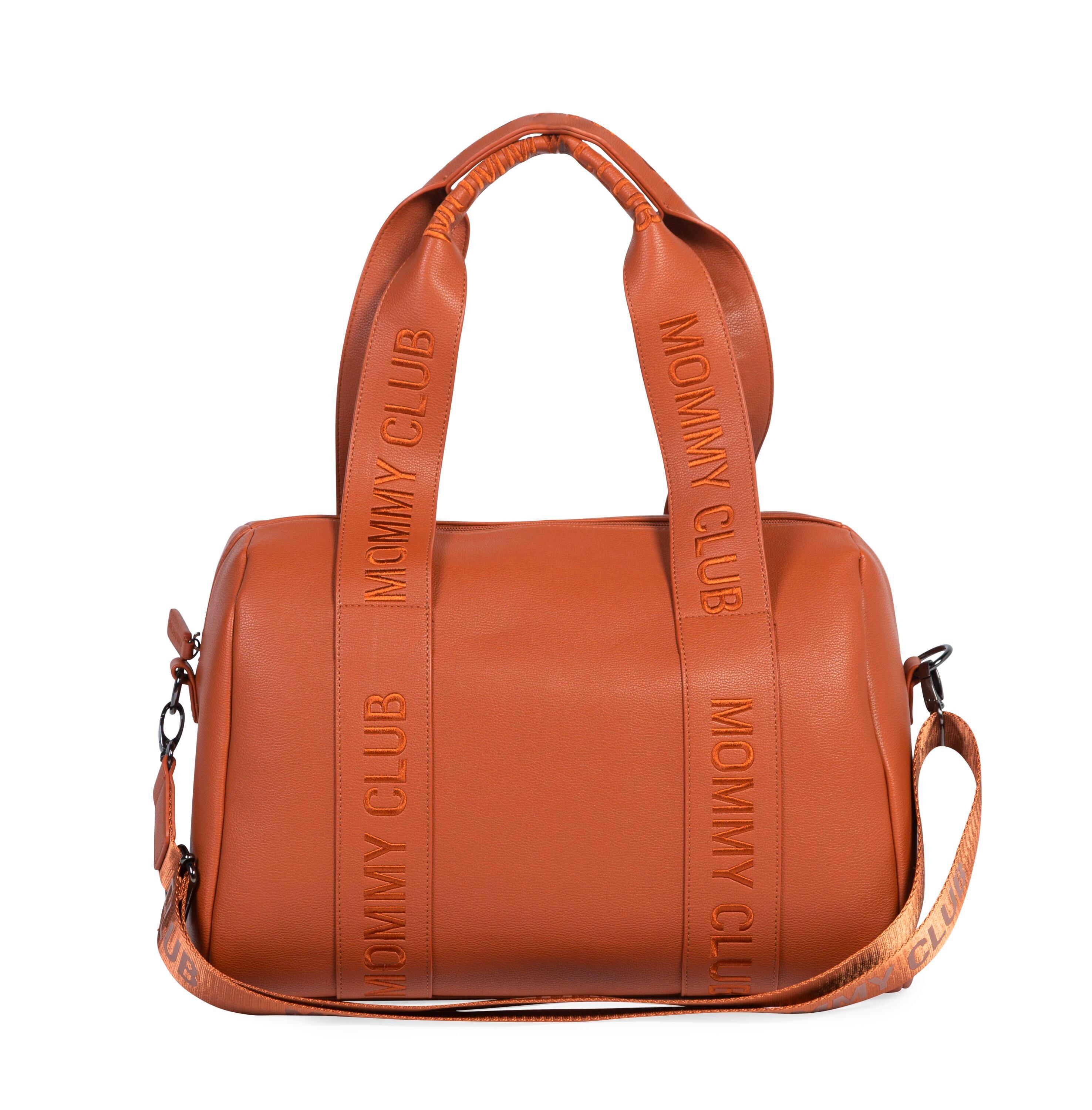 Wickeltasche Mommy Club Braun, Lederoptik, B: 38 cm - Schwarz/Braun, KONVENTIONELL, Kunststoff (38/21/27cm) - Childhome