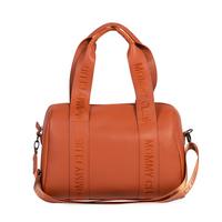 Wickeltasche Mommy Club Braun, Lederoptik, B: 38 cm - Schwarz/Braun, KONVENTIONELL, Kunststoff (38/21/27cm) - Childhome