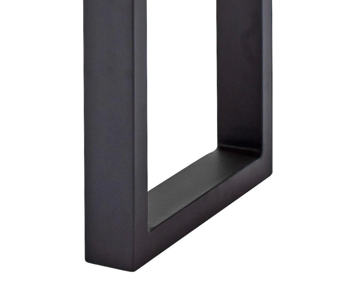 Couchtisch Holz Massiv Cartagena, Grau/Anthrazit - Anthrazit/Grau, MODERN, Holz/Metall (110/45/70cm)